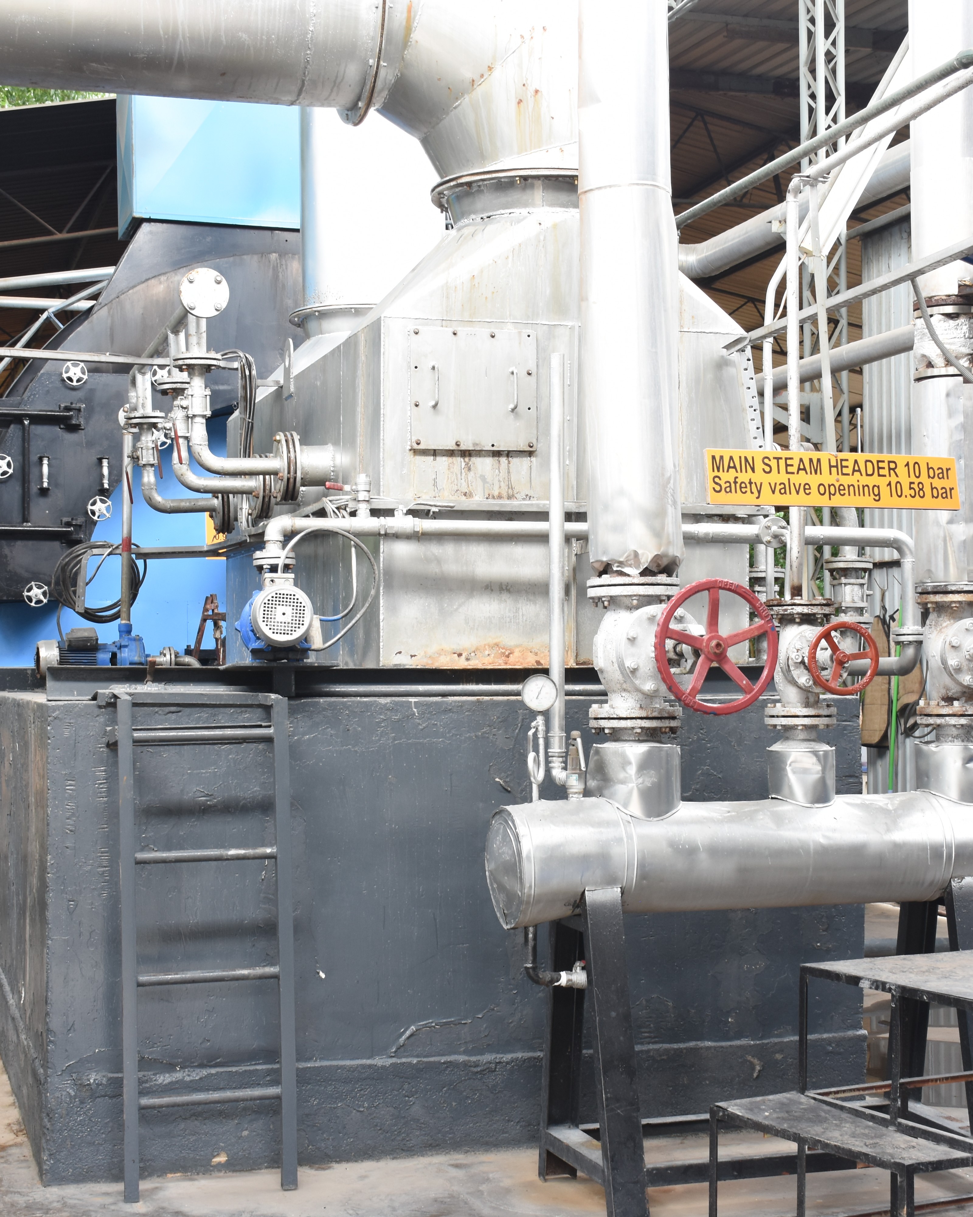 Biomass energy equipment at the Negombo facility