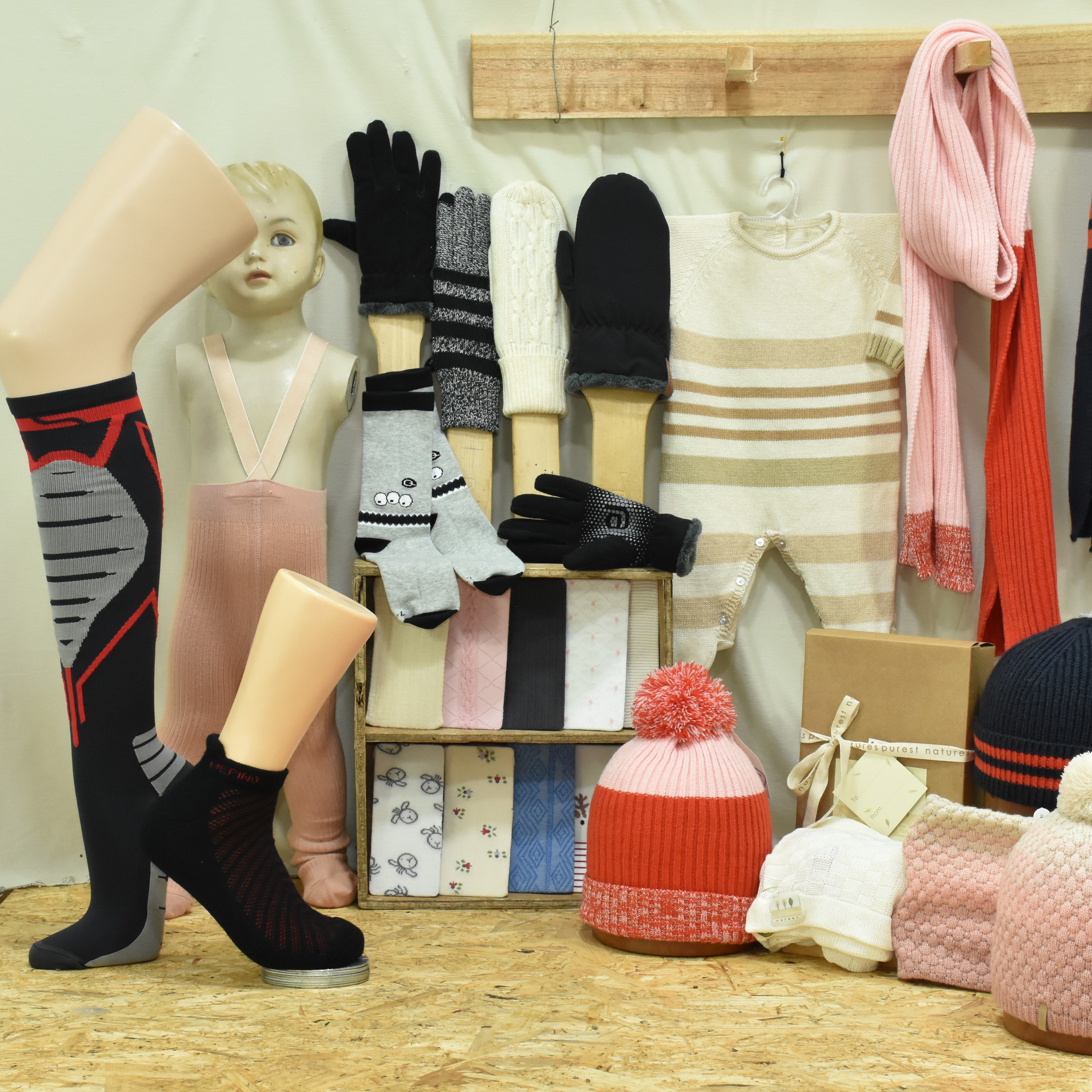 Knitted caps and beanies collection